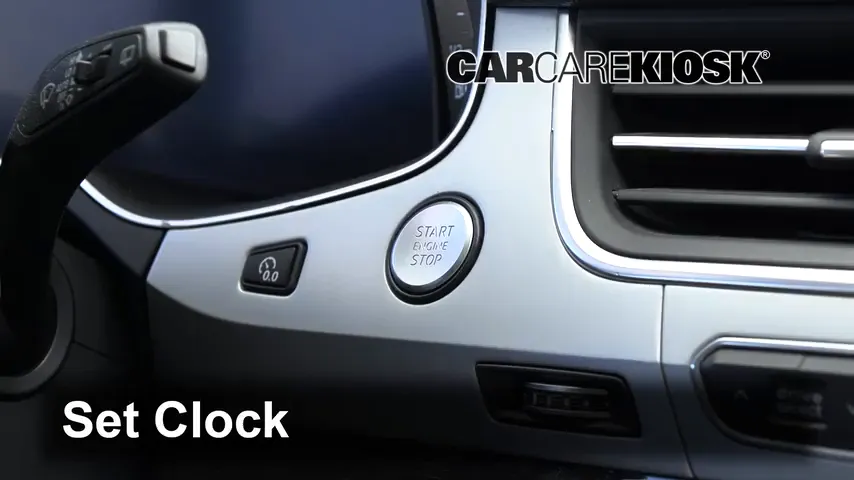 2017 Audi Q7 Premium 3.0L V6 Supercharged Clock